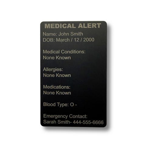 MIC Emergency Card